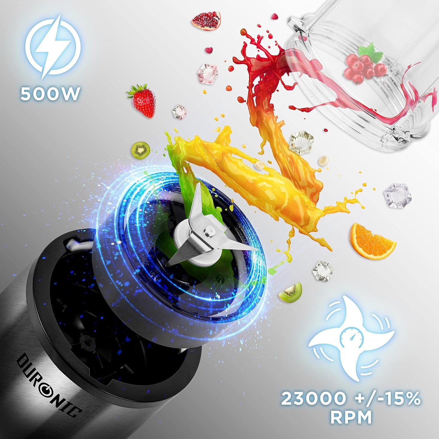 Mini-Standmixer BL520 mit Trinkflaschen-Set, BL520