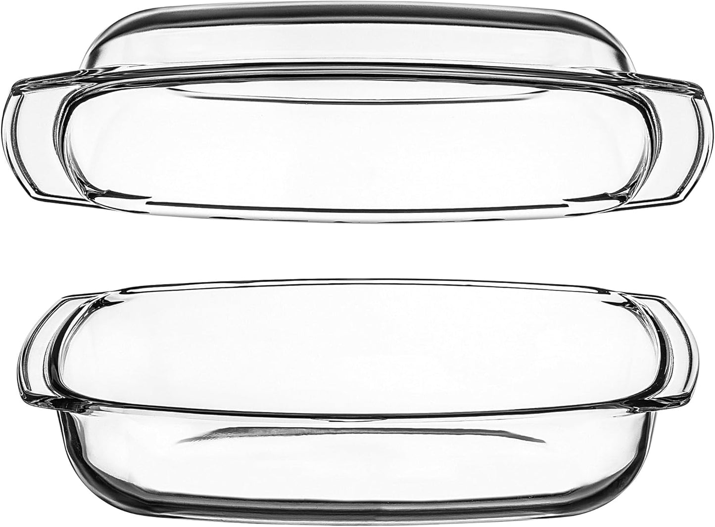 Auflaufform mit Deckel, 4,1 L