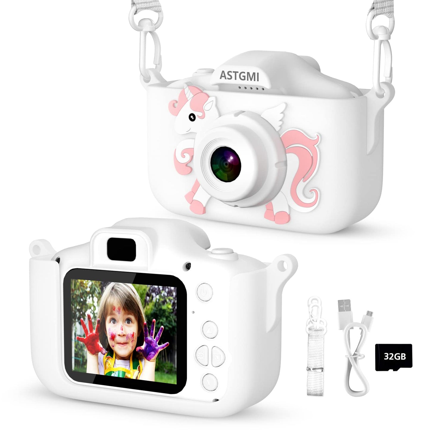 Kinder-Digitalkamera, white