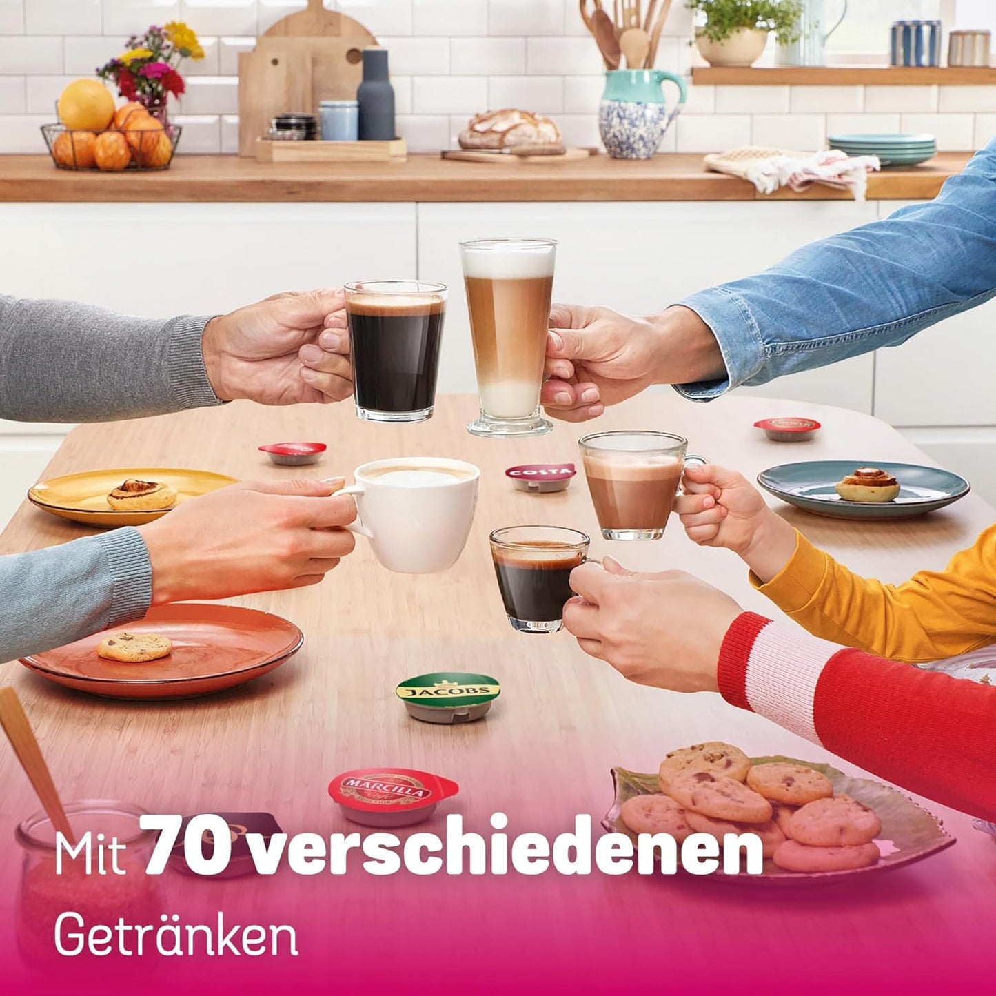 Kapselmaschine Tassimo happy friendly, TAS102E Schwarz