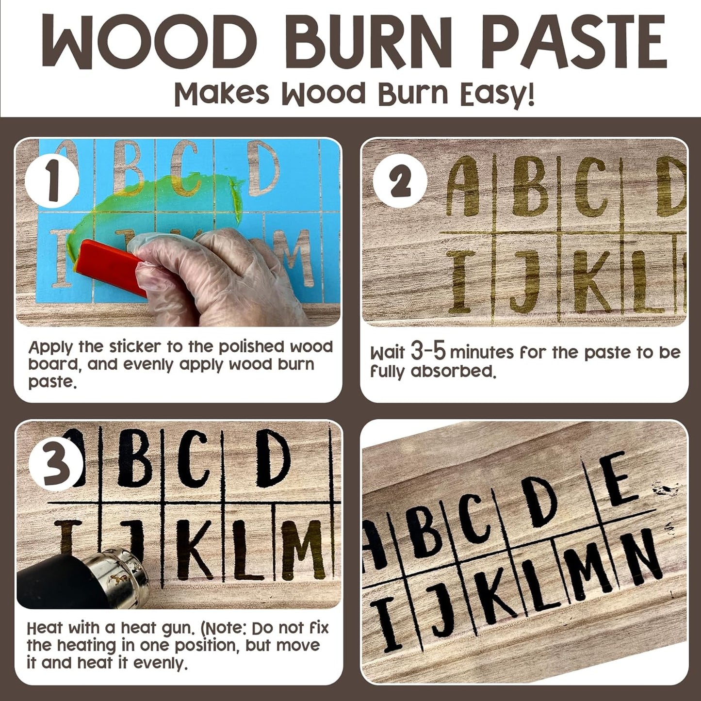 Holzpastenstift-Set