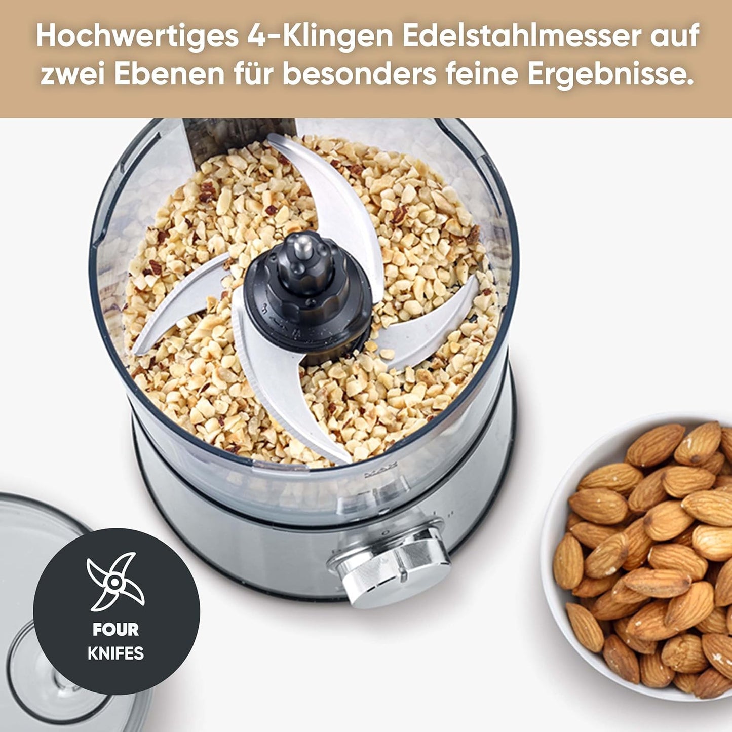 Kompakt-Multizerkleinerer, Kompakt-Multizerkleinerer, 400W