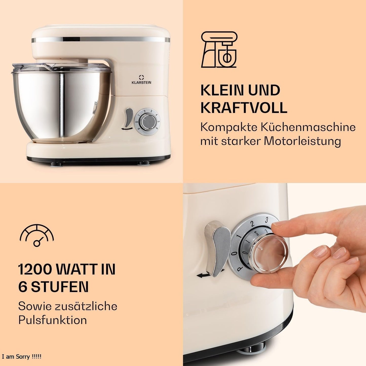 Bella Küchenmaschine, Creme