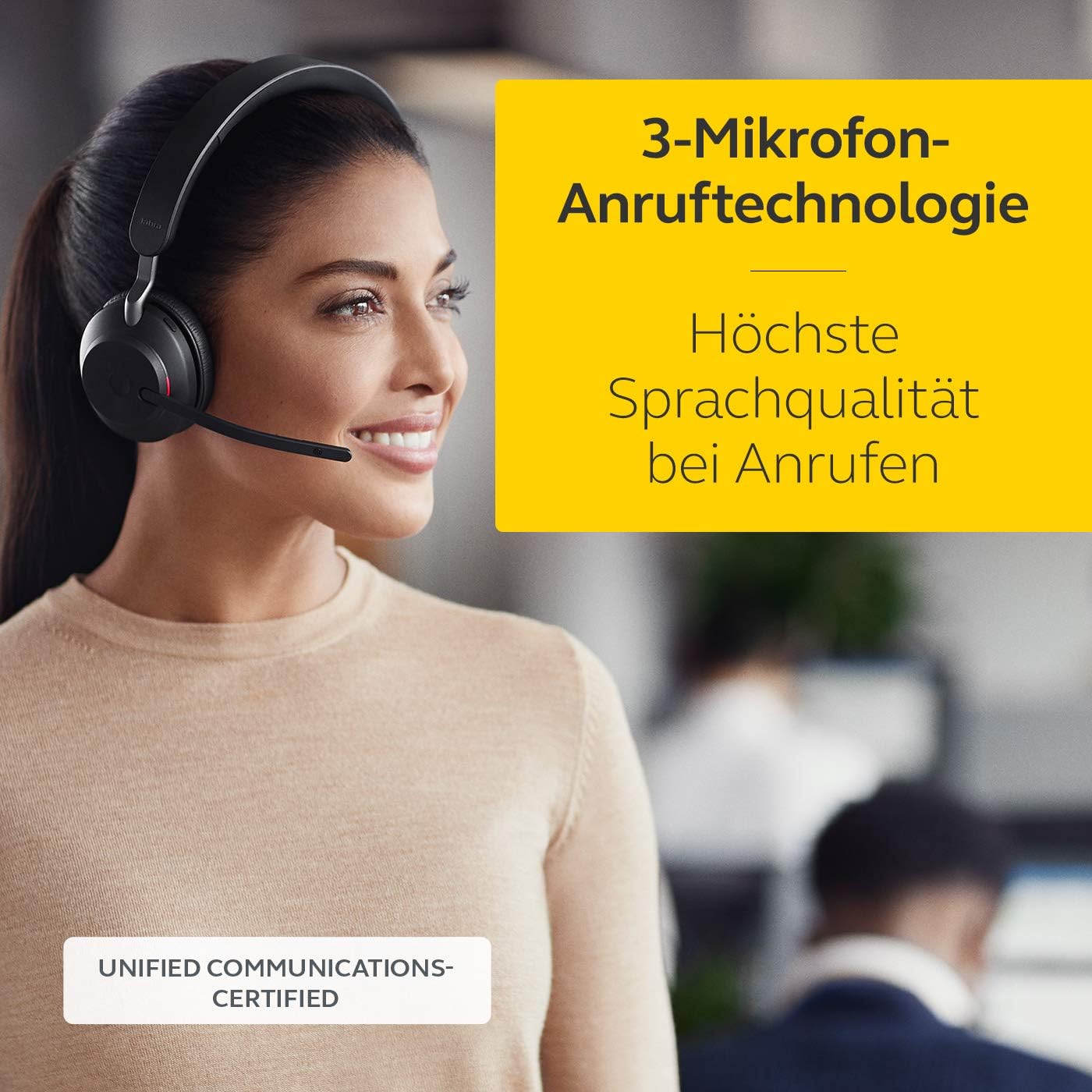 Kabelloses Headset mit Ladestation und Geräuschunterdrückung