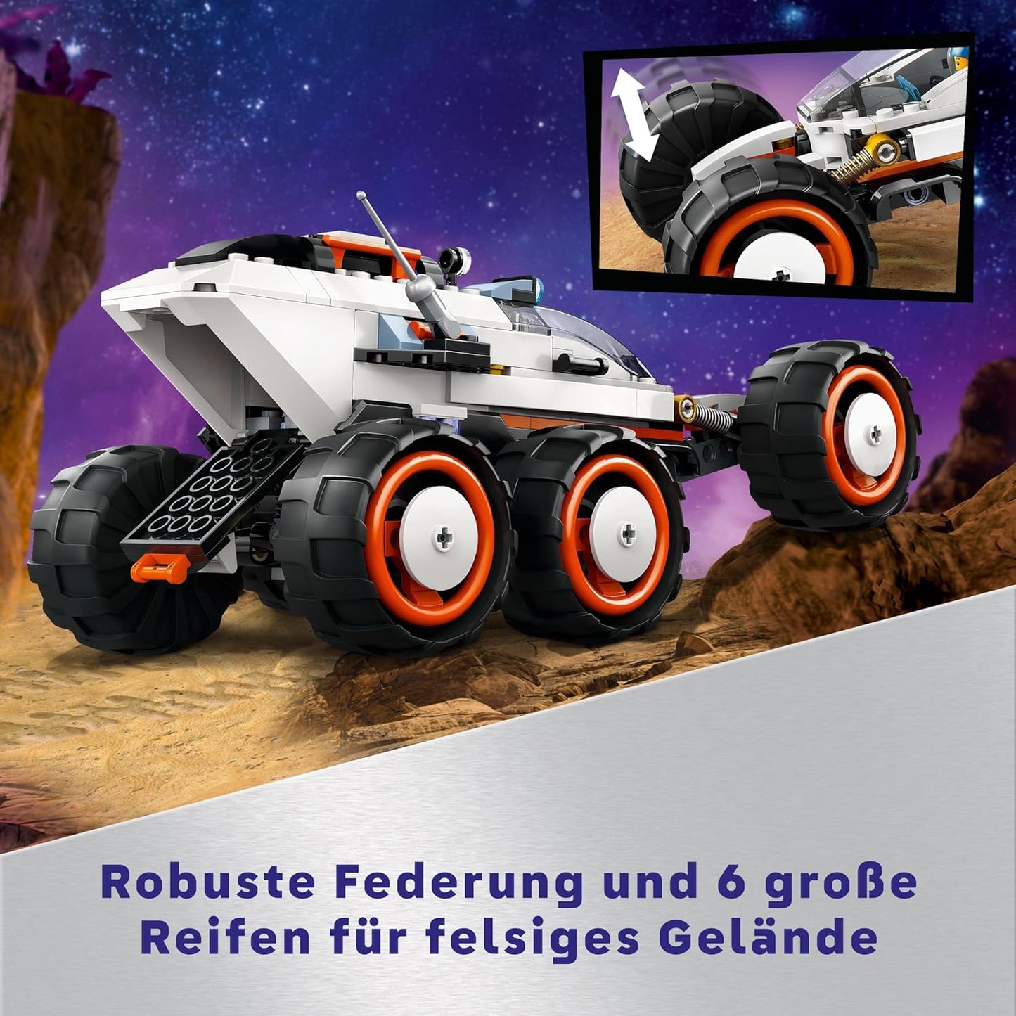 City Weltraum-Rover mit Ausserirdischen (60431), Single