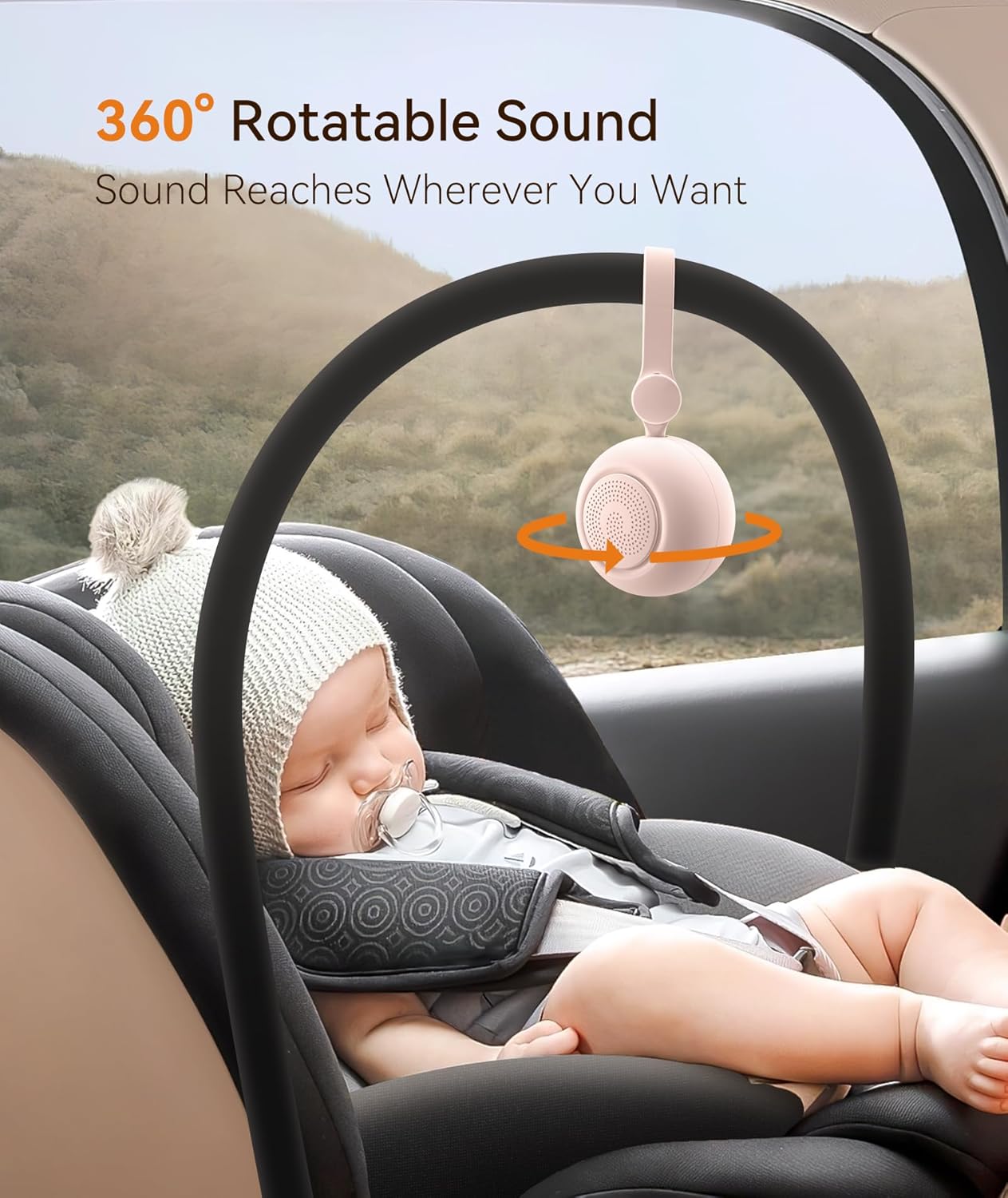 Sleep Lite 1 White Noise Maschine für Babys, Rosa