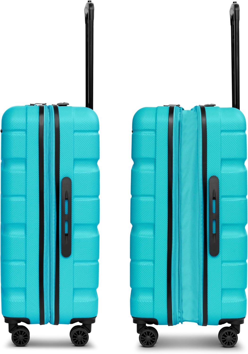 Munich 4.0 Hartschalenkoffer Set (3-teilig) mit Dehnfalte, Aqua Dull Kofferset (3-teilig) erweiterbar