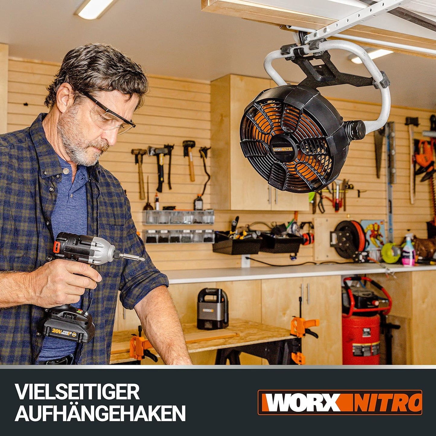 Akku-Baustellenlüfter NITRO WX095.9