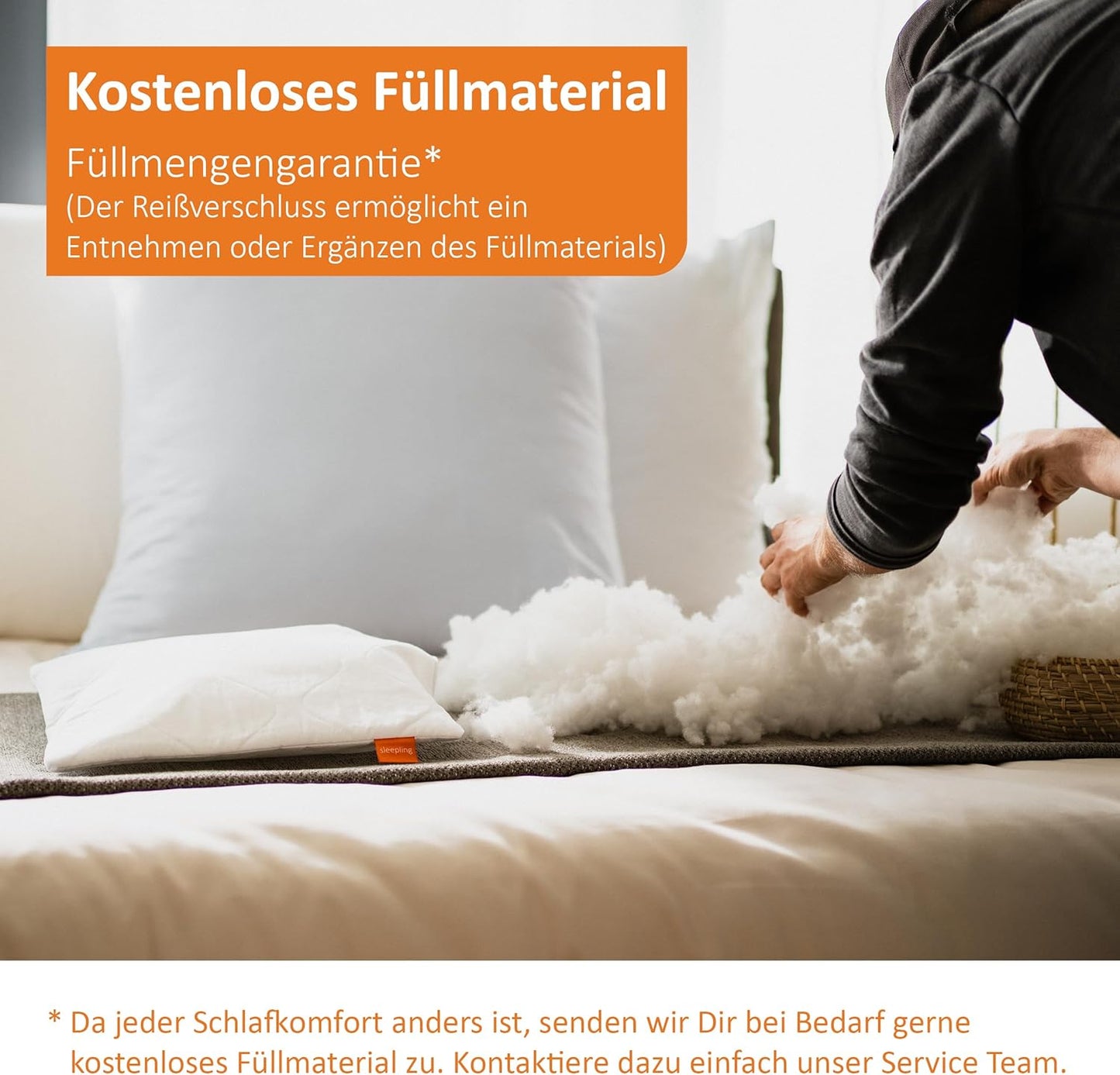 Seitenschläfer Body Pillow 40 x 145 cm, 40 x 145 cm 1