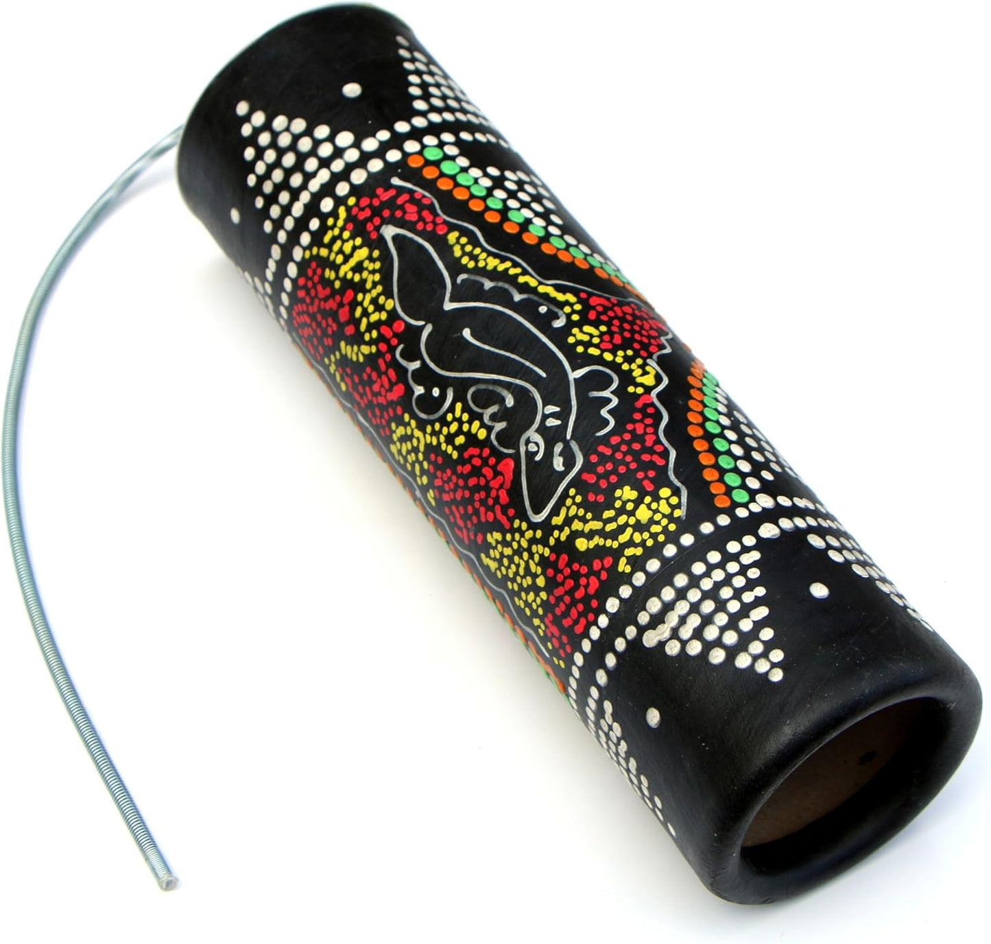 Donner-Trommel mit Dot-Paint Bemalung