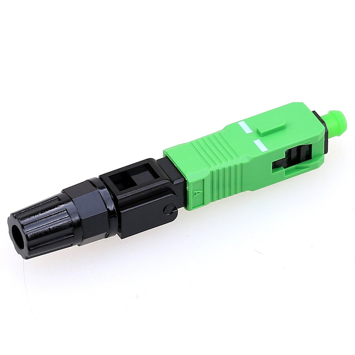 Glasfaser-Schnellverbinder SC-APC, 100 Stück