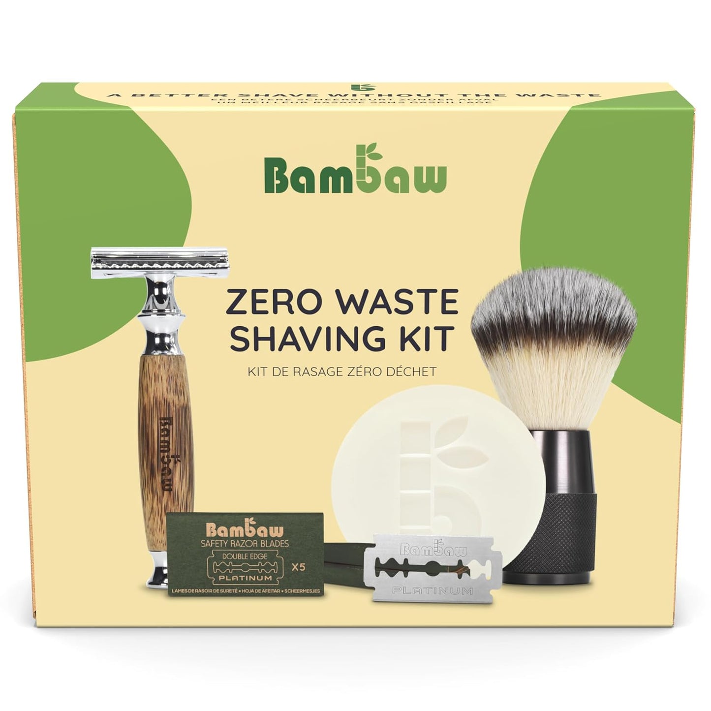 Zero Waste Shaving Kit - Rasierset, Bambus