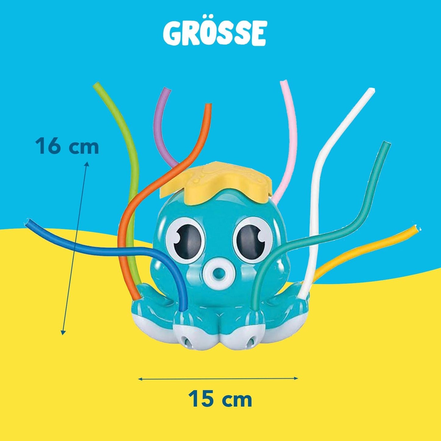 Sprinkler-Oktopus Wasserspielzeug, Sprinkler Oktopus Blau