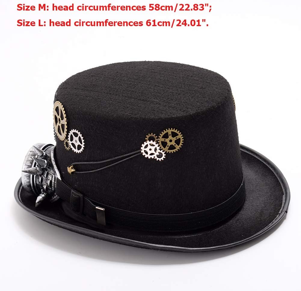 Unisex Steampunk Hut, M Style-08