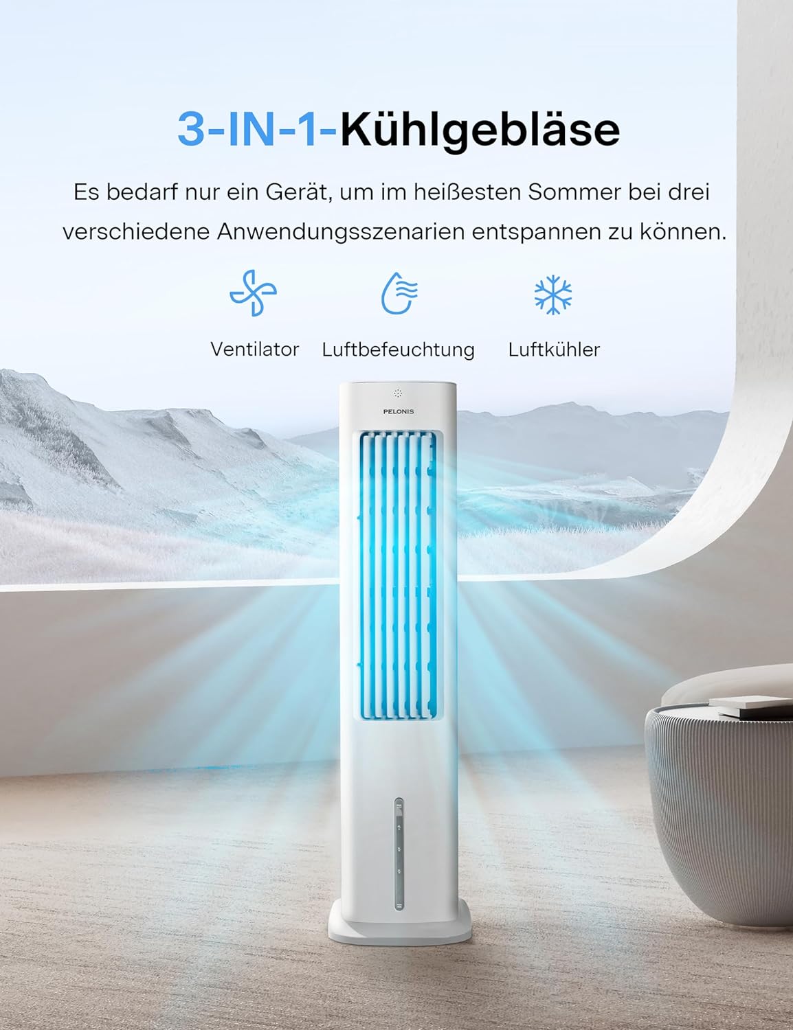Luftkühler, 85CM Turmventilator