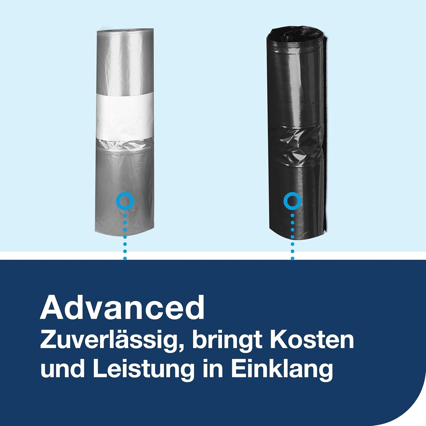 Mini-Abfallbehälter, Weiß Single