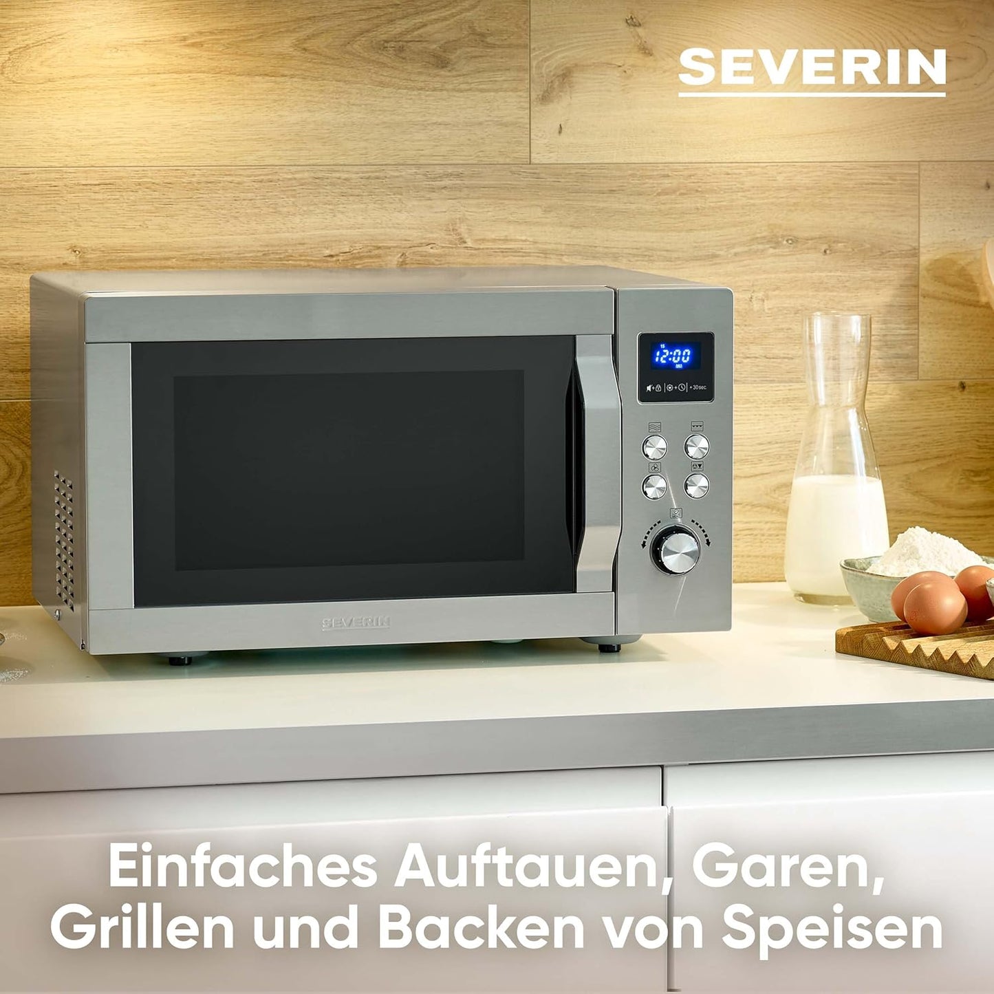 MW 7774 Mikrowelle mit Grill- und Heissluftfunktion, Grill- & Heissluftfunktion, 25 L, 1950 W