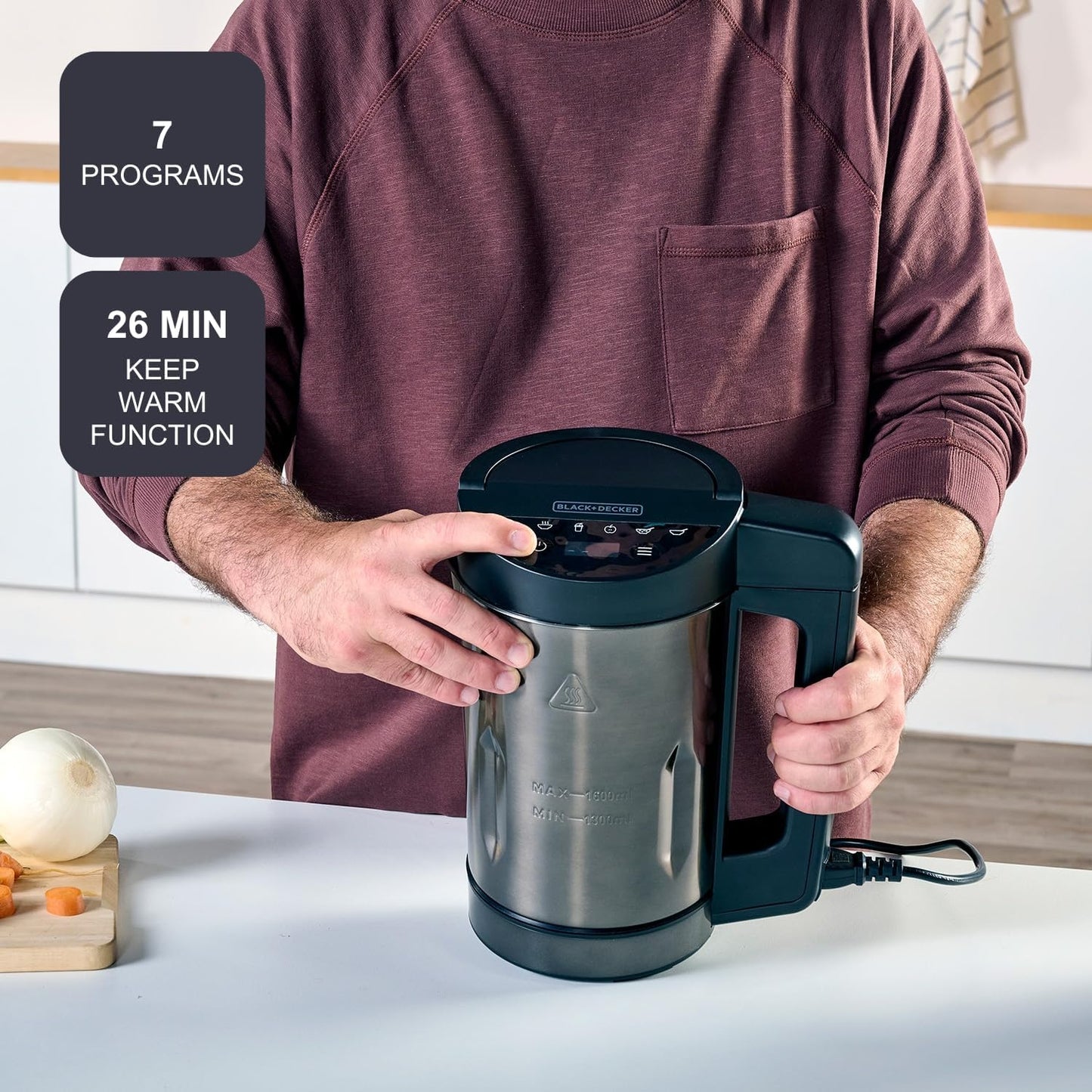 Suppenzubereiter mit 7 Programmen, Suppenbereiter