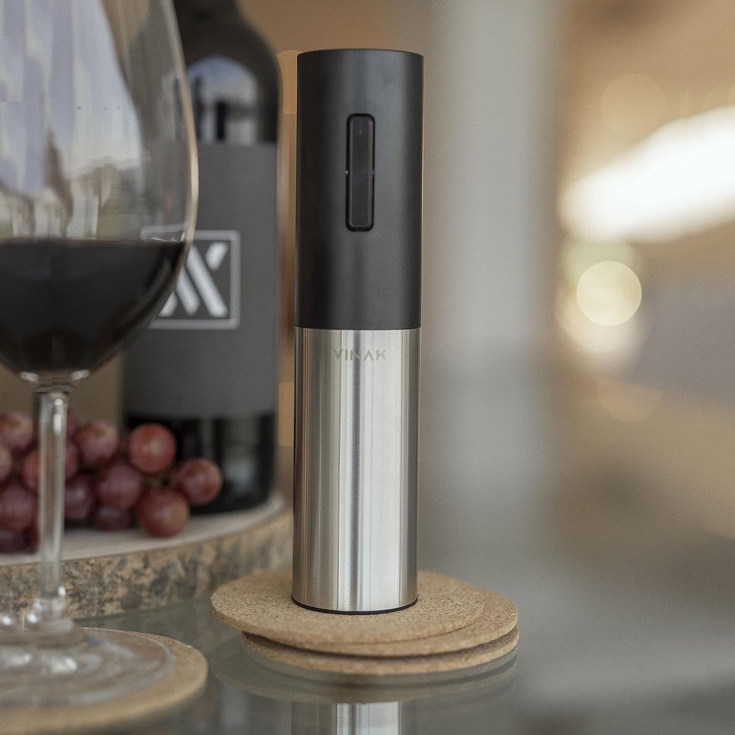 Elektrischer Korkenzieher mit USB-C und Kapselschneider