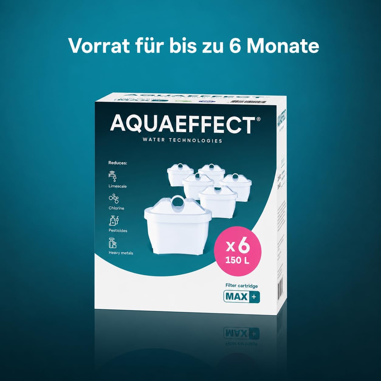 6er-Set Wasserfilterkartuschen, 6