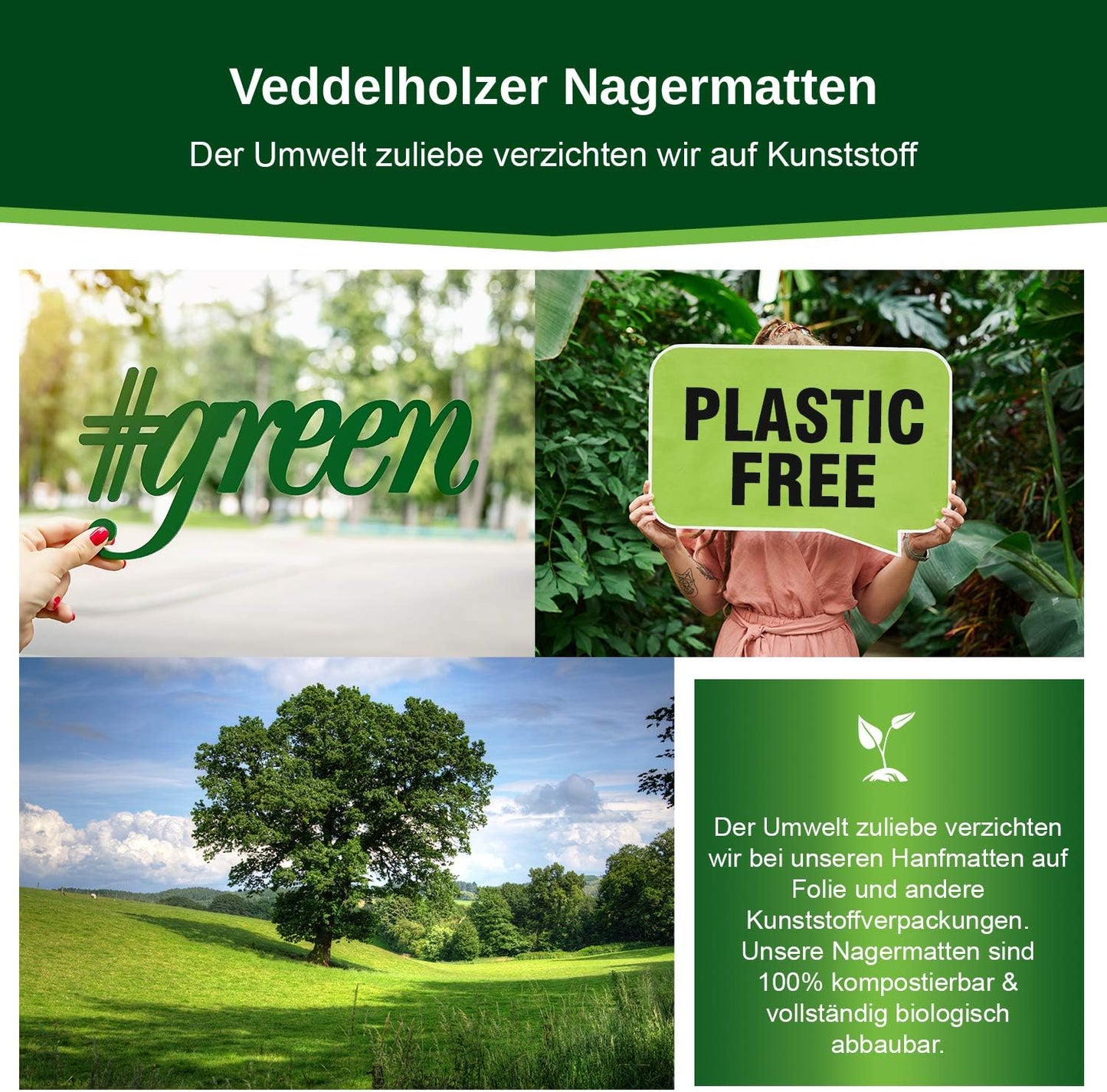 Nagerteppich Set, 5er Set