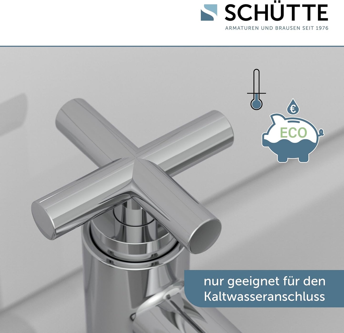 Kaltwasserhahn MATAO mit Kreuzgriff, MATAO