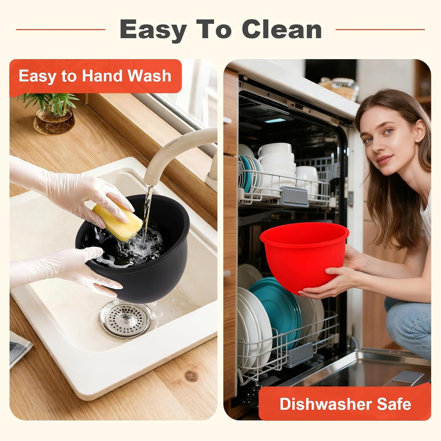 Silikon-Einlagen für KitchenAid-Mixer