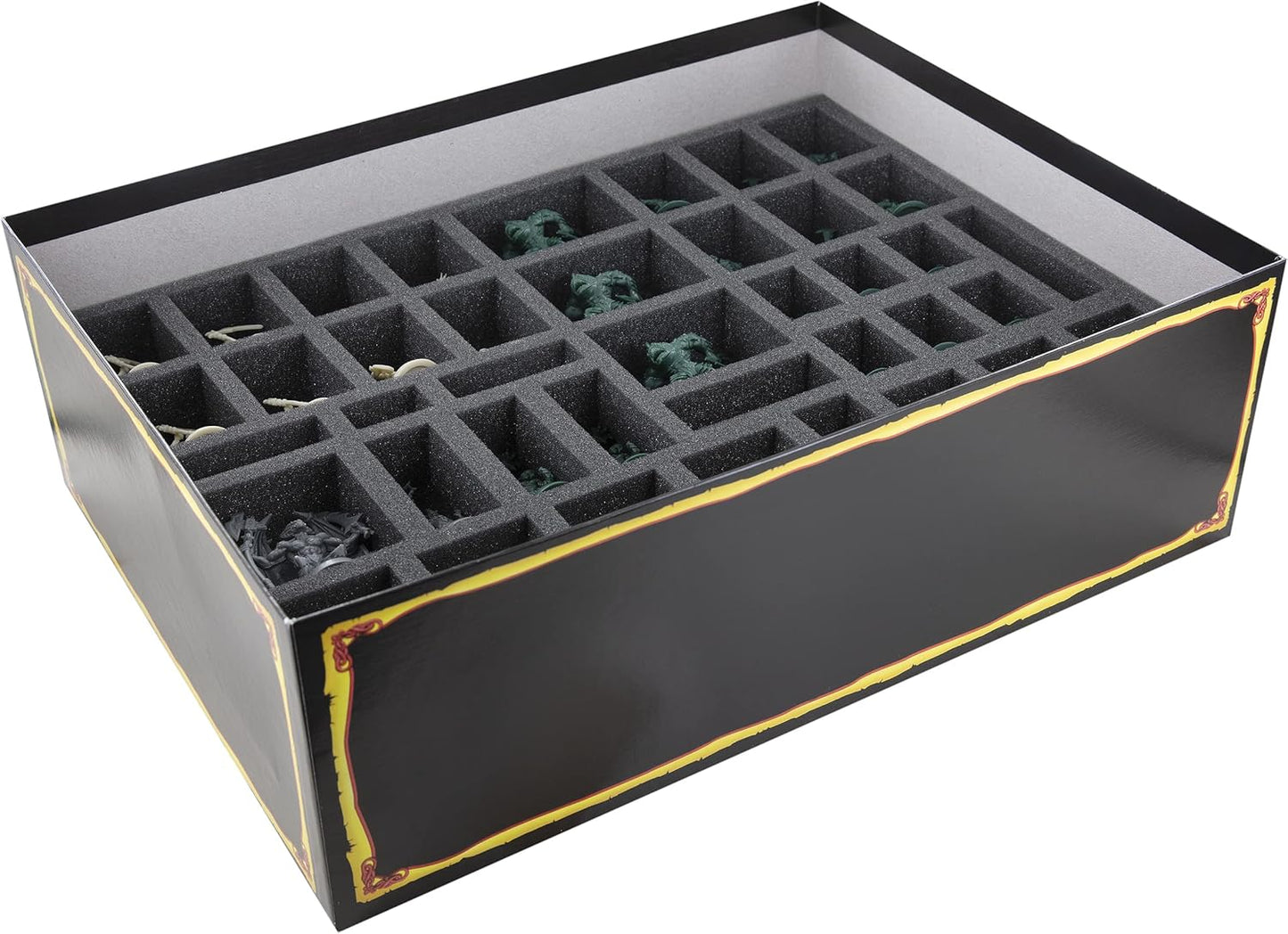 Schaumstoff-Set mit Tokenhalter für HeroQuest Grundspielbox, 294mm x 394mm x 115mm