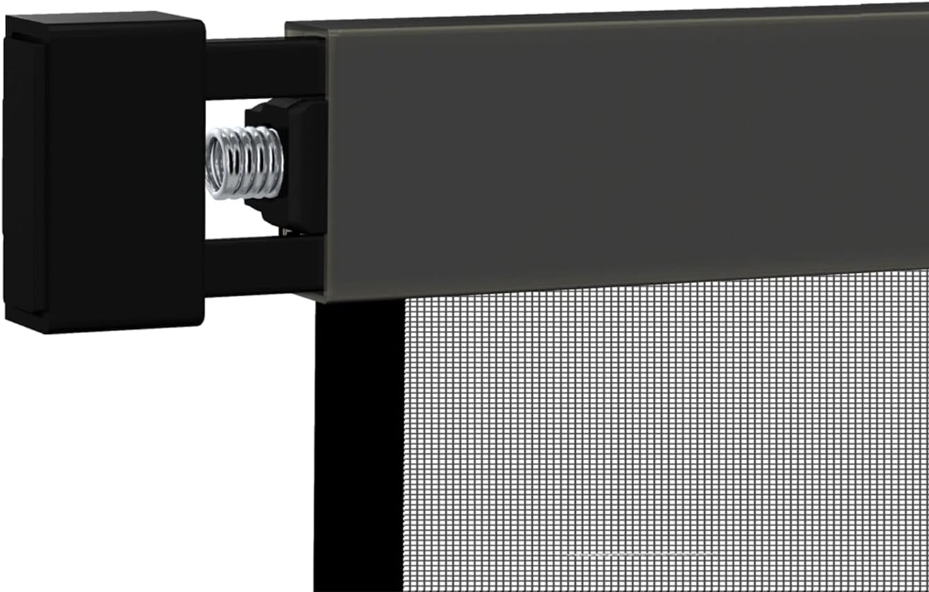 Klemm-Lamellenvorhang Comfort, zuschneidbar, 100x220 cm, 100 x 220 cm (Selbstbausatz) Anthrazit