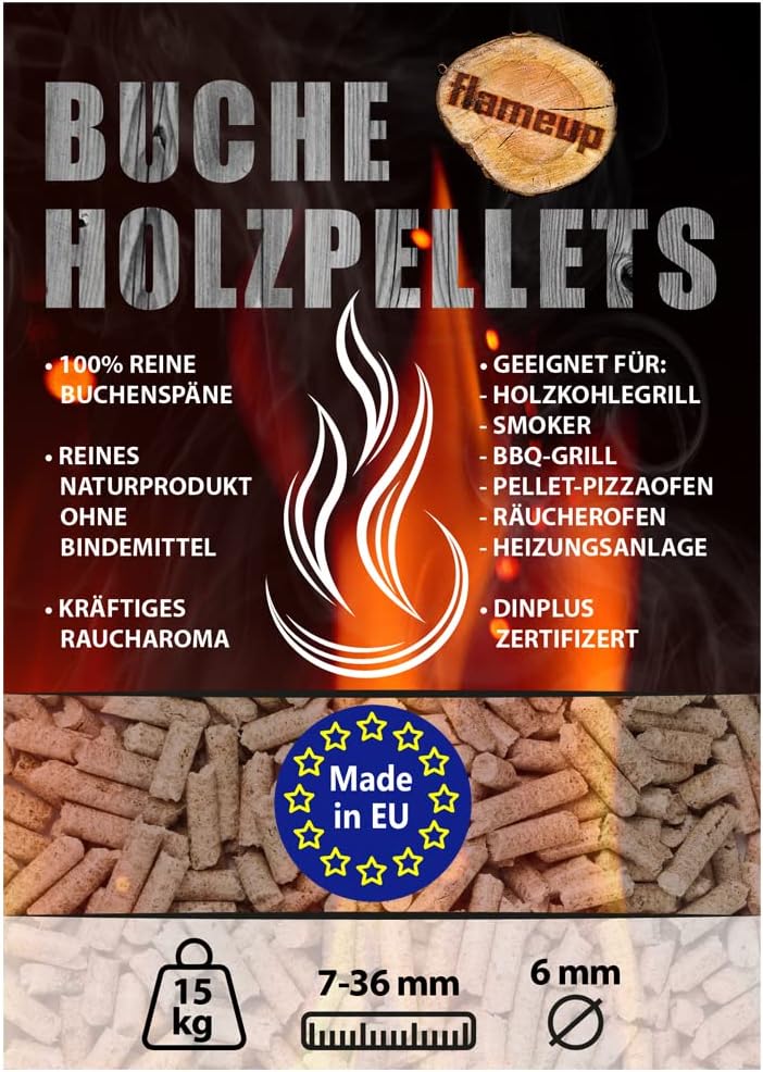 Holzpellets für Grill & Smoker, 15 kg, 15 kg