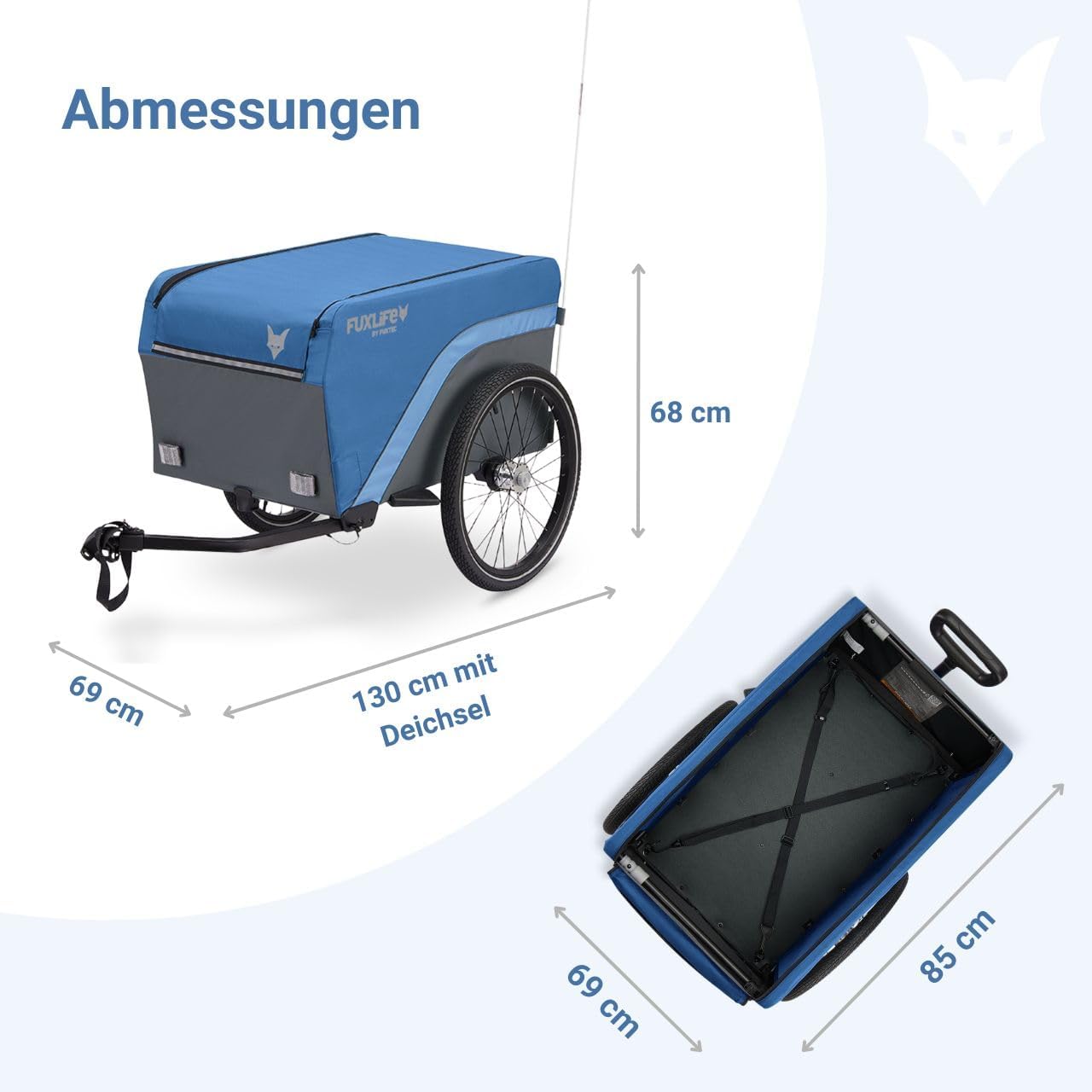 Faltbarer Fahrradanhänger FX-LA120