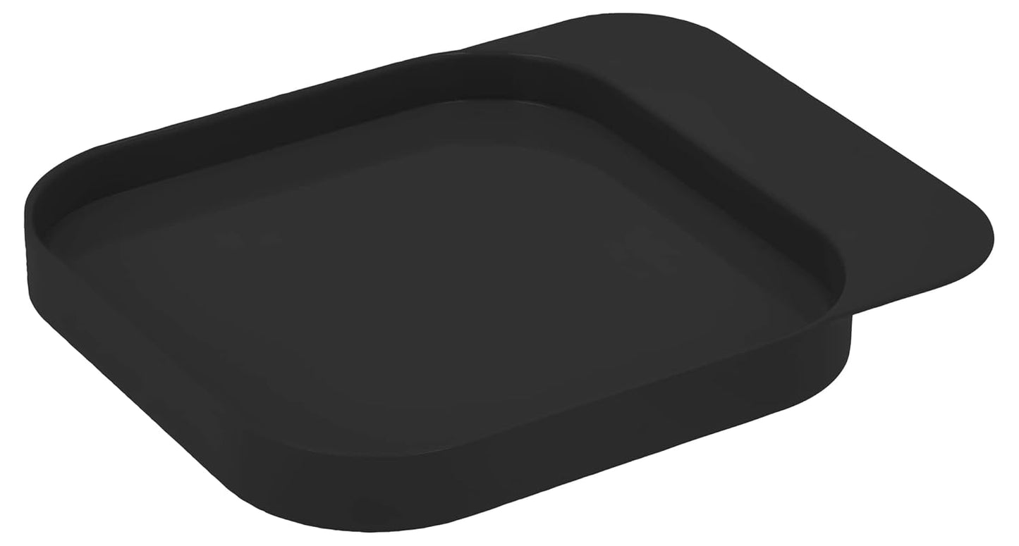 Digitale Küchenwaage mit Schüssel und Tara-Funktion, 16,50 x 20,3 x 3,5 cm Schwarz