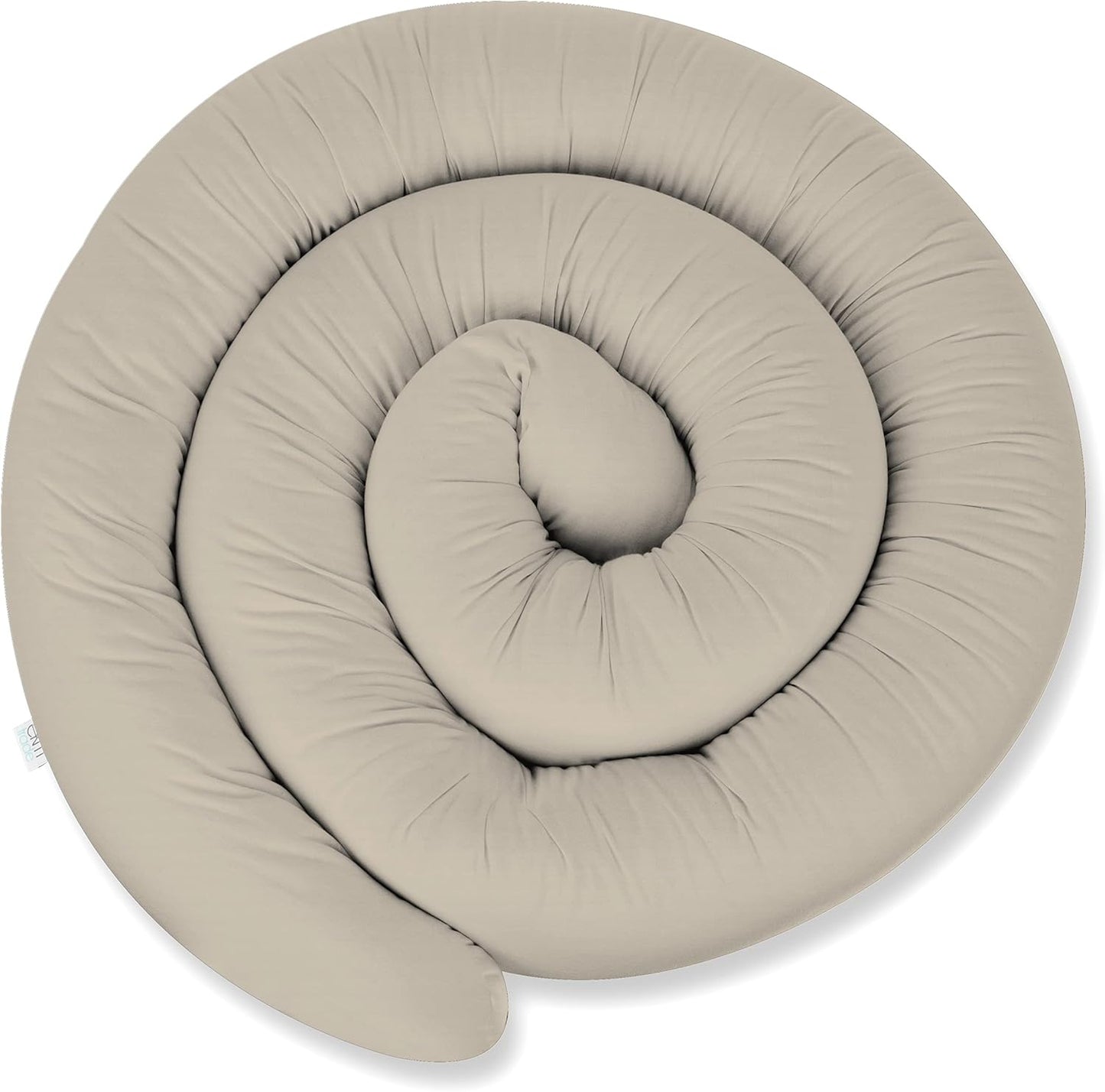 XXL Bettschlange für Allergiker, 300 cm, 8 – Beige