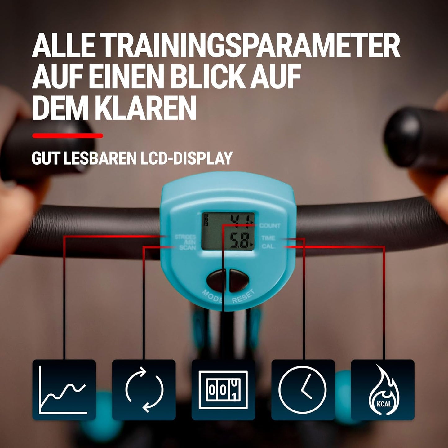 Hop-Sport Stepper Noble, Schwarz-blau
