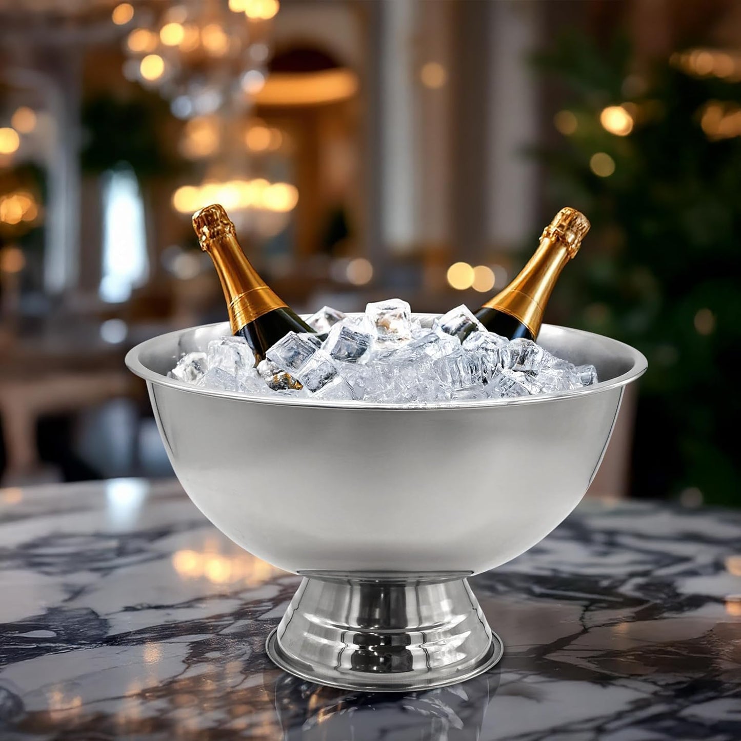 Edelstahl Champagnerschale