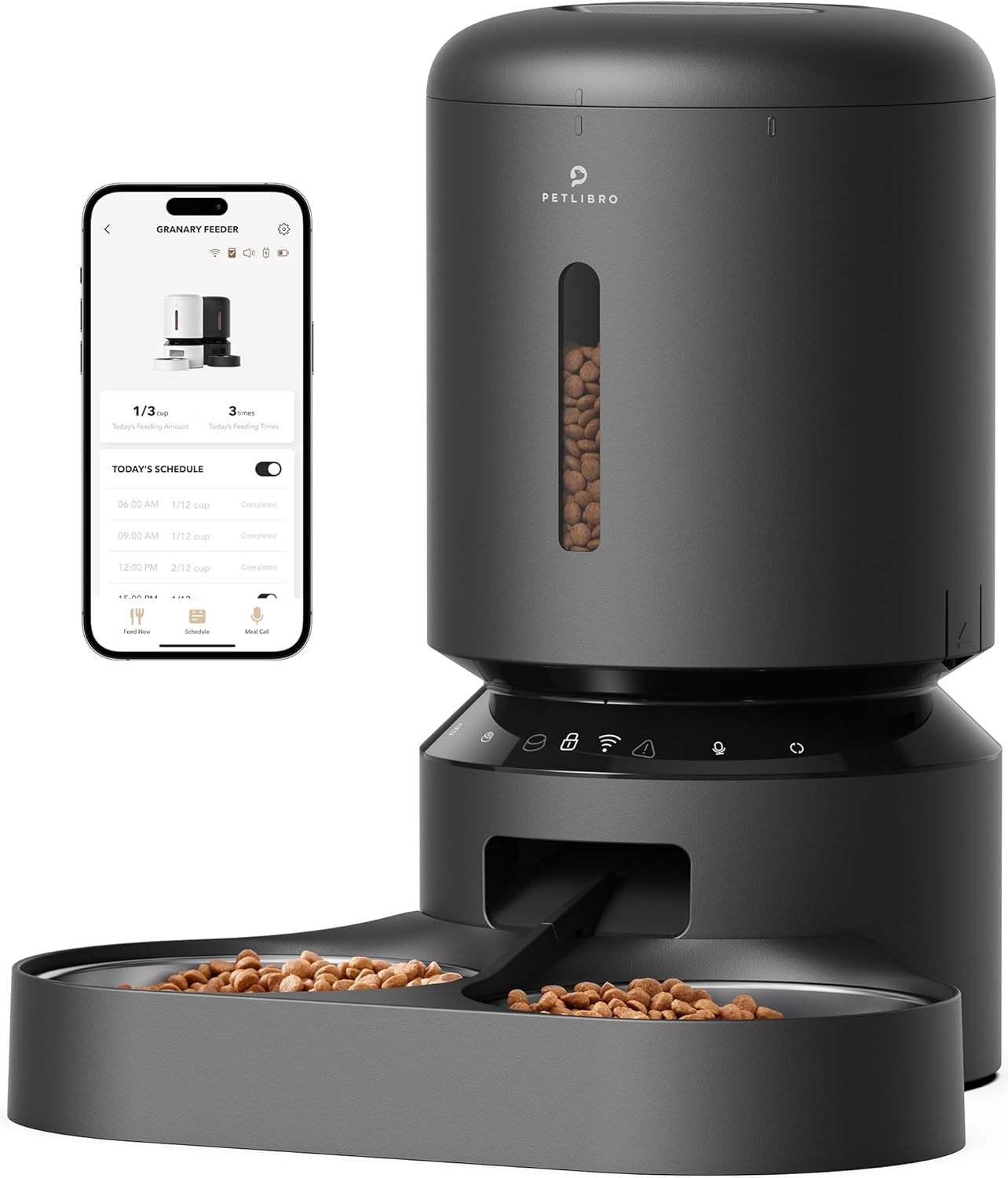 5G Wi-Fi Futterautomat, 5G WiFi,schwarz