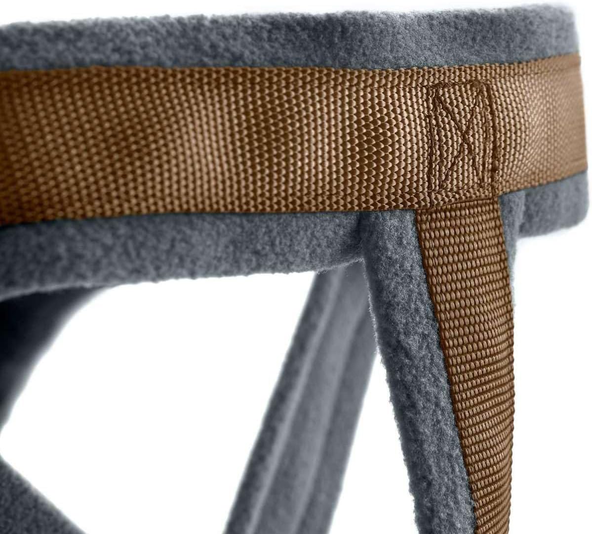 Hundegeschirr London Comfort, atmungsaktiv, verstellbar, braun XS-S
