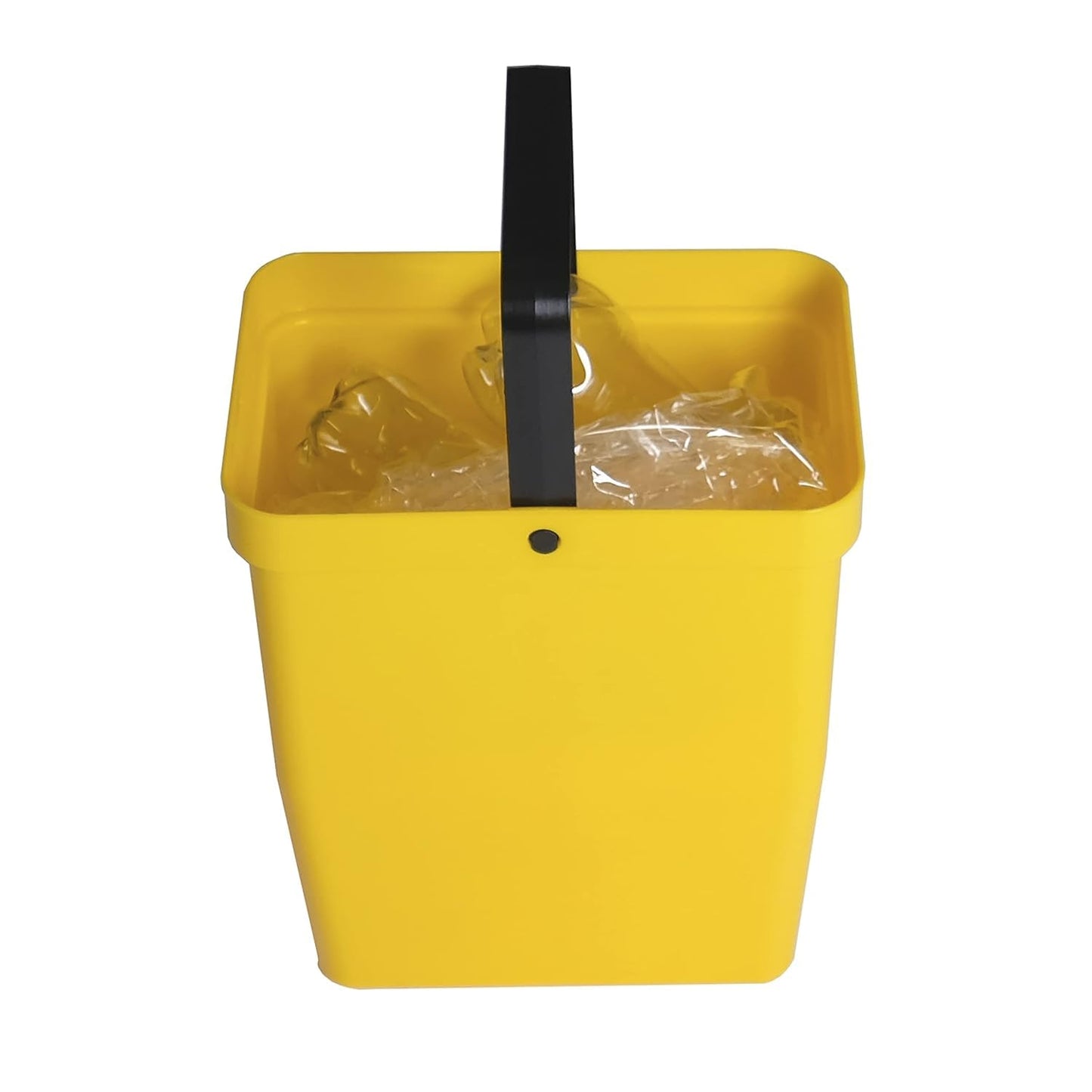 Platzsparender Mülleimer 8L für Küche, Gelb 8L