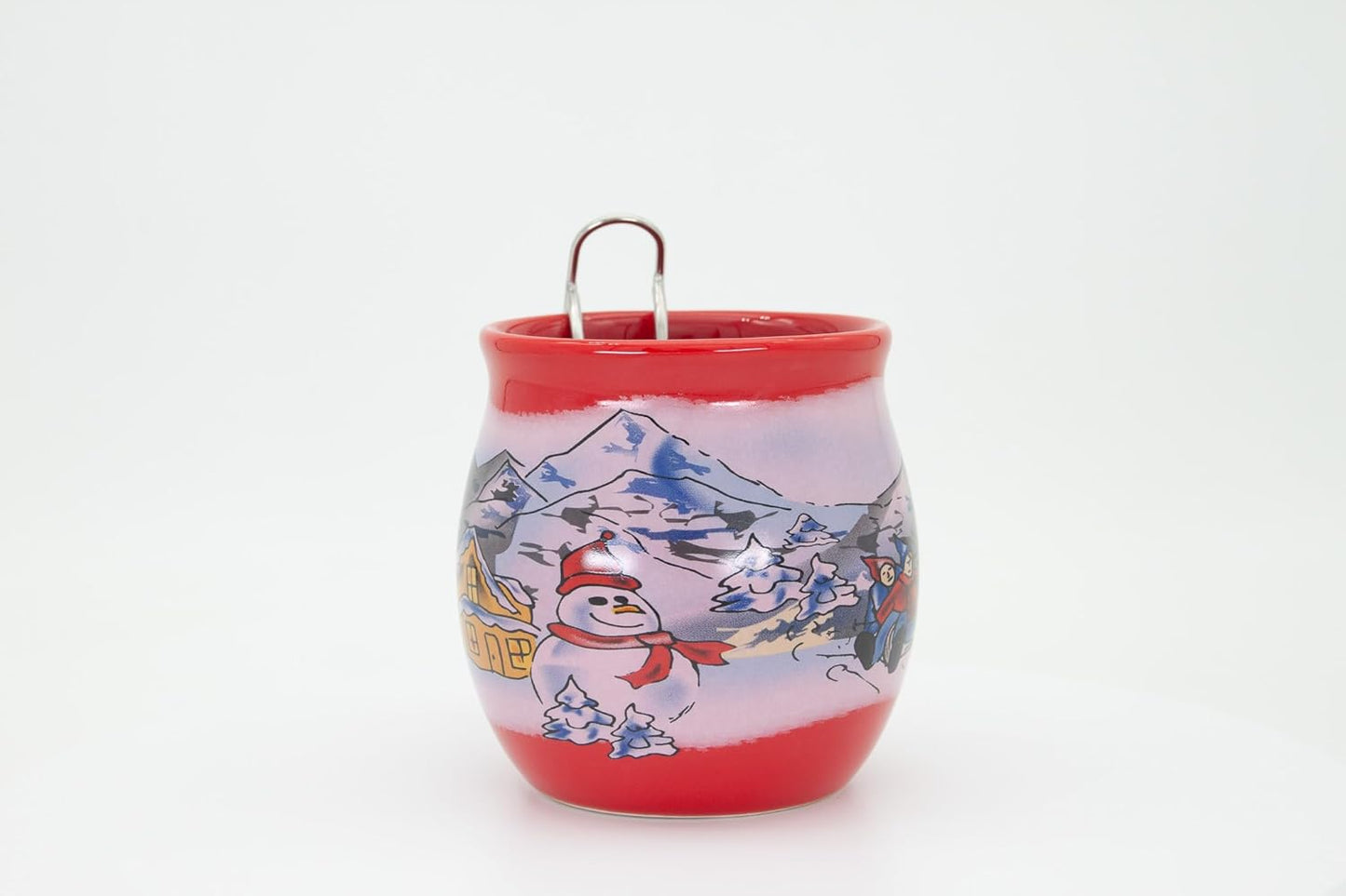 6-teiliges Feuerzangenbowle-Set, Rot / Winter