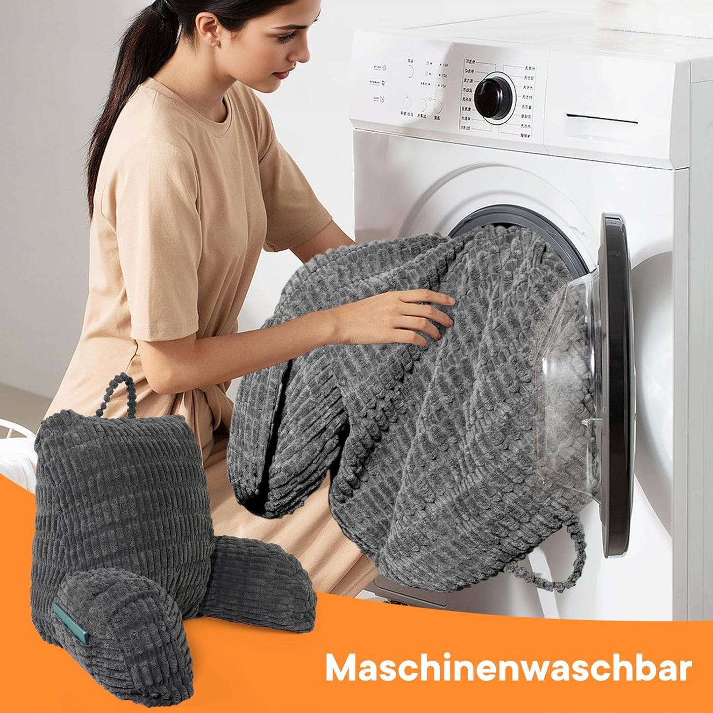 Lesekissen mit Rückenlehne für Bett und Sofa