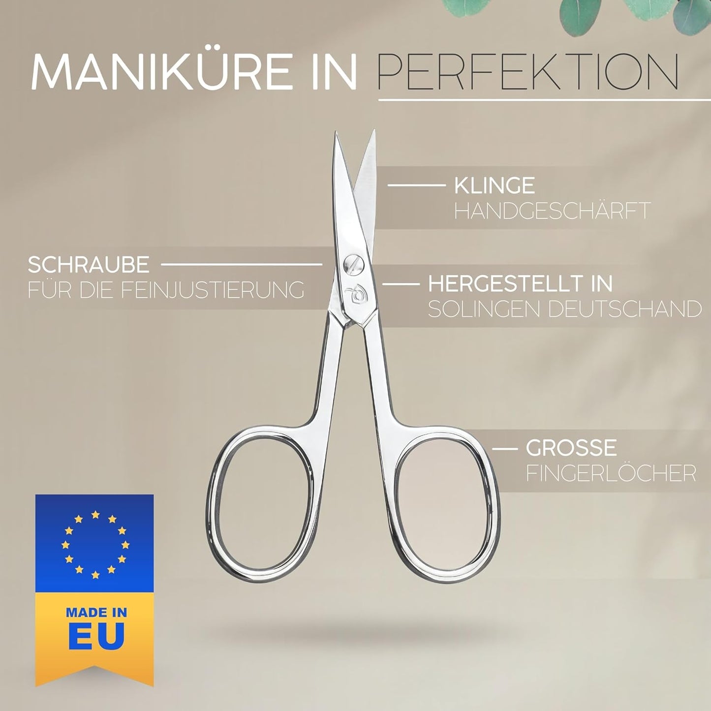 4-teiliges Maniküre Set, Rot