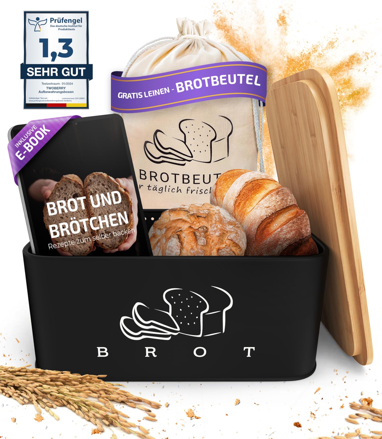 Brotkasten, Schwarz