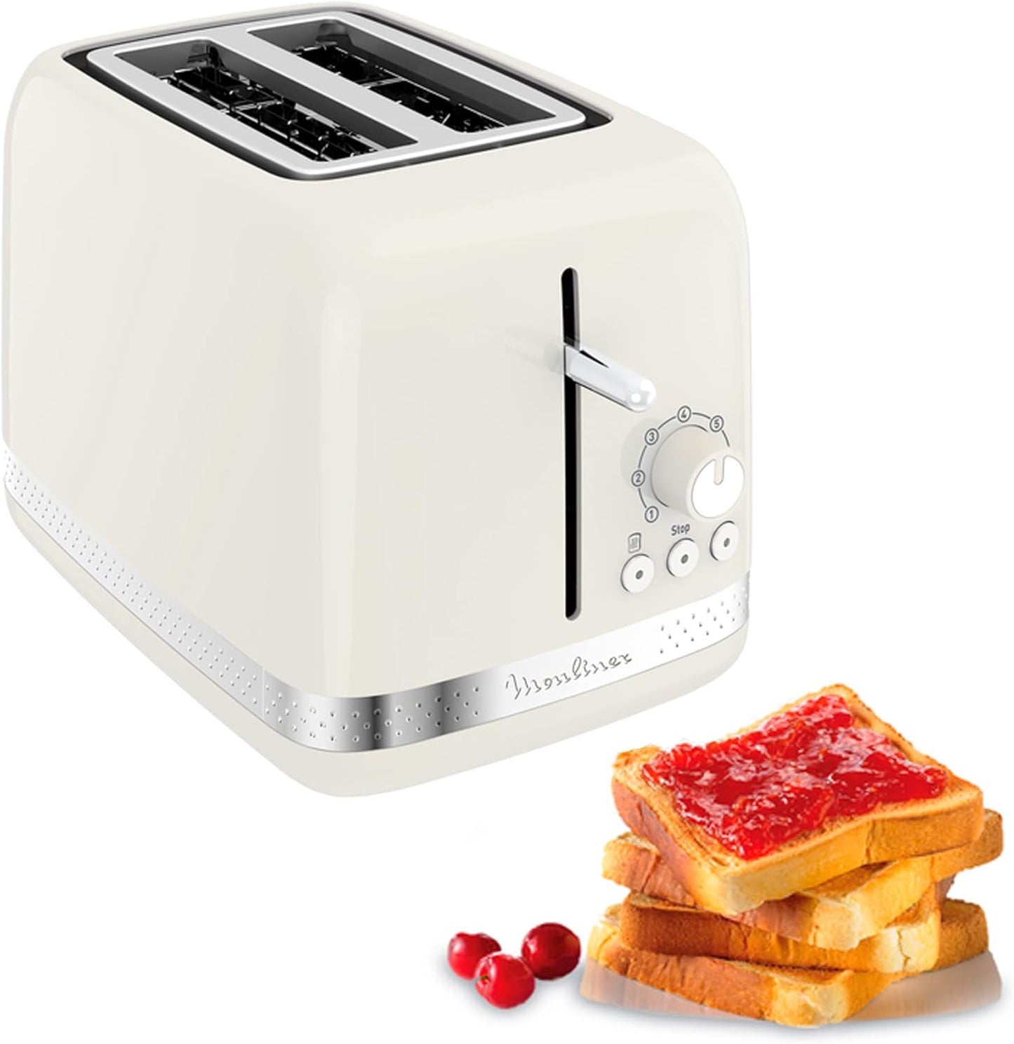 Broodrooster Soleil LT300A10 mit 2 Schlitzen, Toaster mit 2 Schlitzen