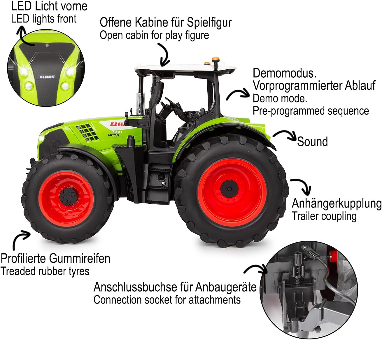 Claas Arion 660, 1:16