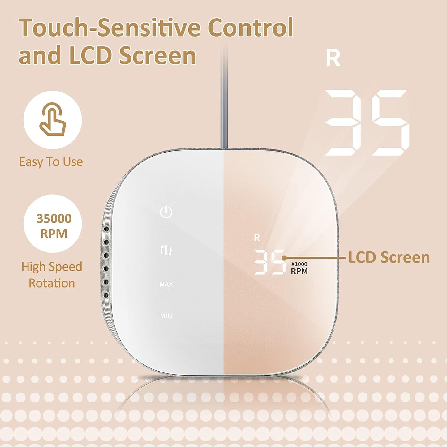 Nagelfräser TouchPro, Rosa