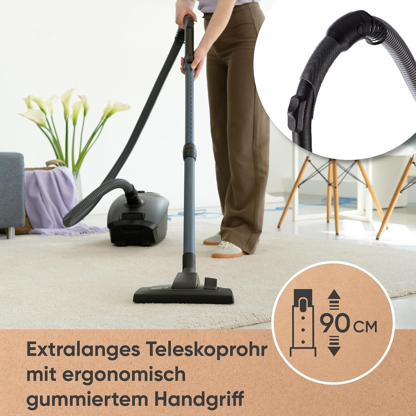 B3+ - Staubsauger mit Beutel, B3+ anthrazit