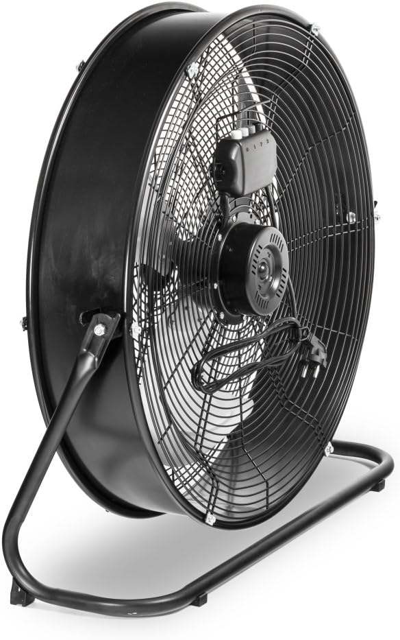 Bodenventilator TVM 24 D, 124 W Schwarz