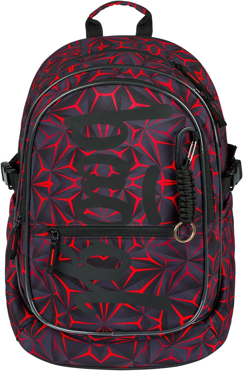 Schulrucksack-Set für Grundschüler (3-teilig), Red Polygon