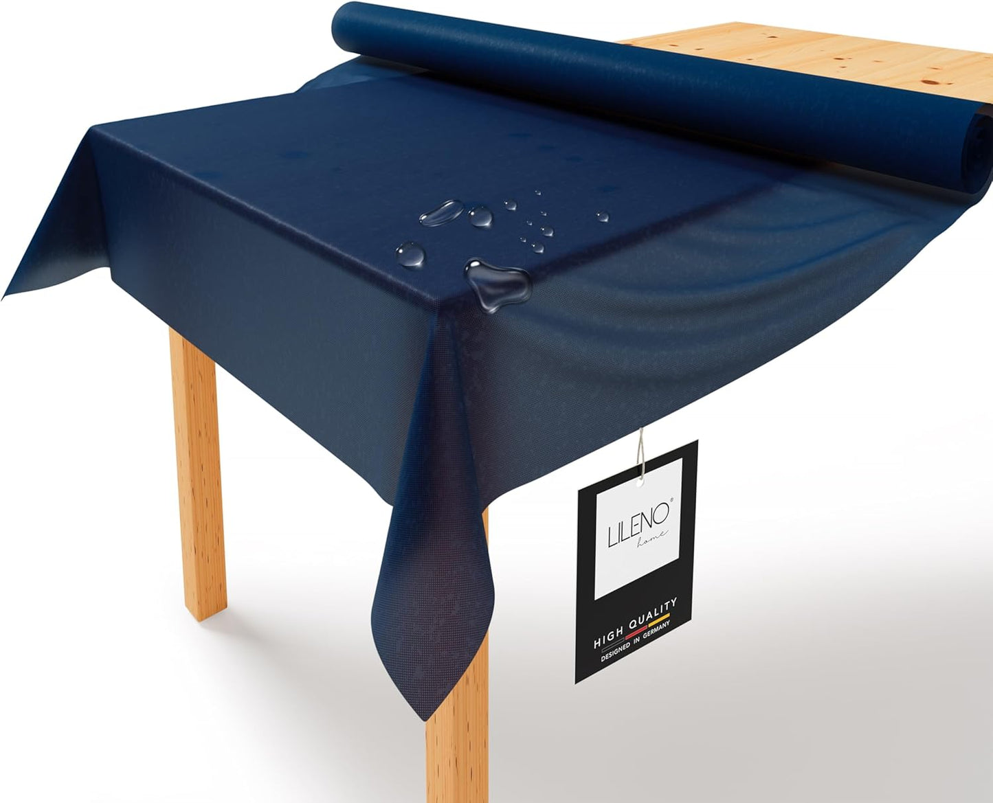 Abwaschbare Tischdeckenrolle, 2500 x 110 cm (Rechteckig) Dunkelblau