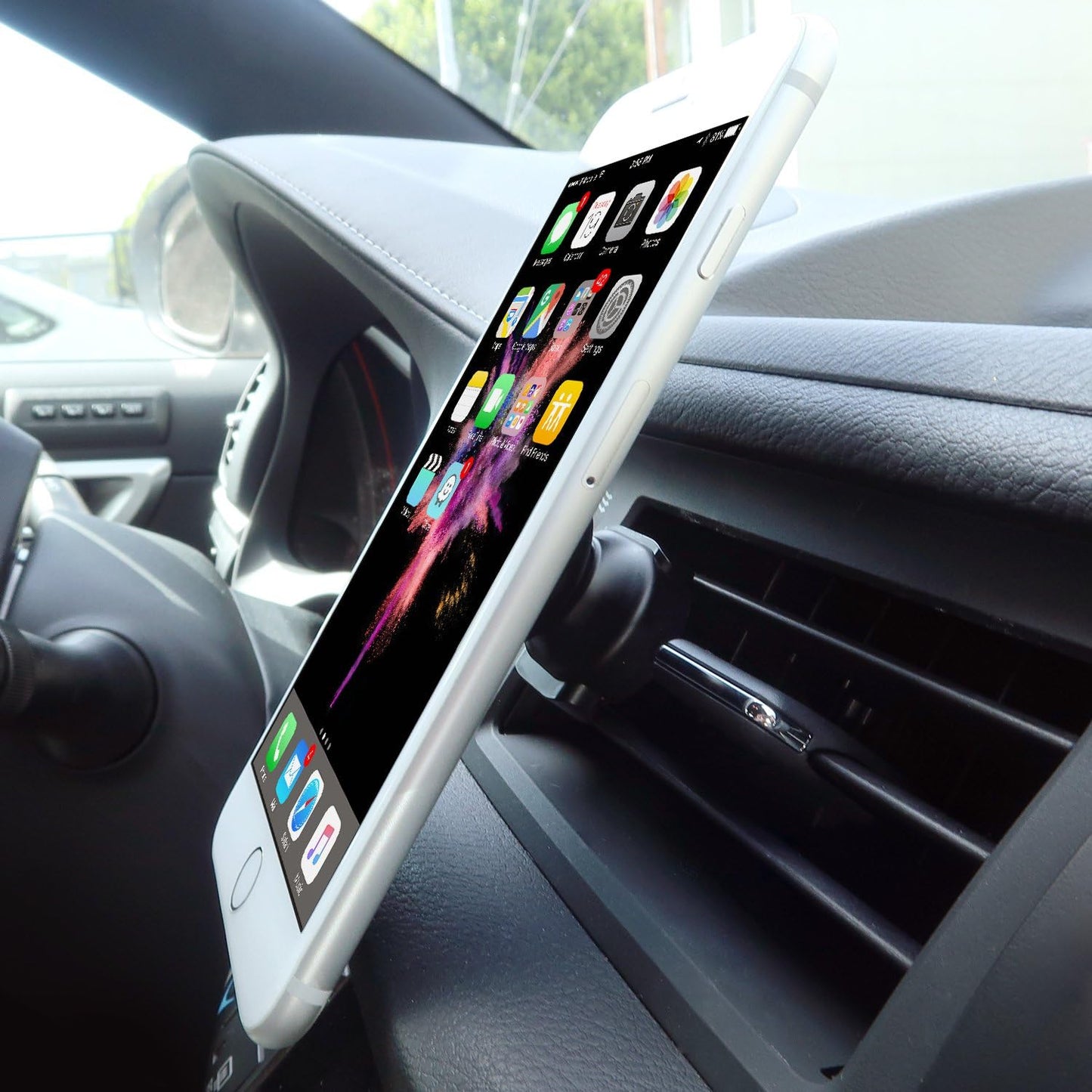 Magnetische Smartphone-Lüftungshalterung 360° Drehbar, Magnetic Airframe Schwarz